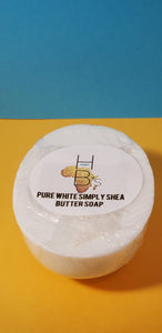 Honey B's Pure White Simply Shea Butter Soap