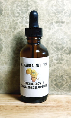 HB's All Natural Anti Itch Edge Hair Growth Stimulator Scalp Serum