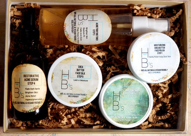 Honey B's 100% All Natural Vegan Friendly 5 Step Acne Repair and Prevention Kit