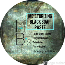 Honey B's All Natural Moisturizing Black Soap Paste