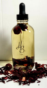 HB's "A Rose is Still a Rose" Hibiscus and Rose Infused Massage Perfume Oil